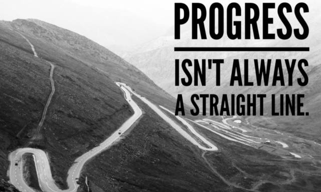 Progress isn't always a straight line