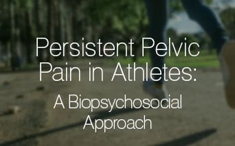 Persistent Pelvic Pain in Athletes: A Biopsychosocial Approach