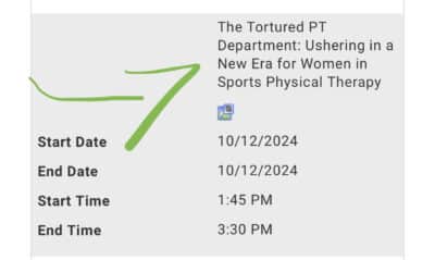 Women in Sports Medicine Physical Therapy